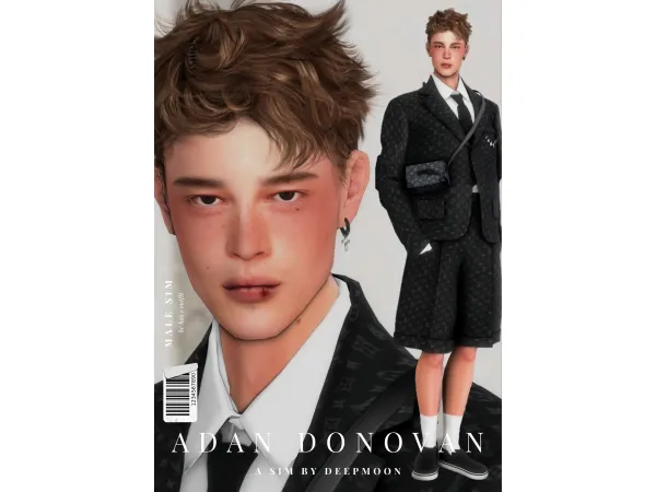 Alpha Adan by deepmoon - The Sims 4 Custom Content