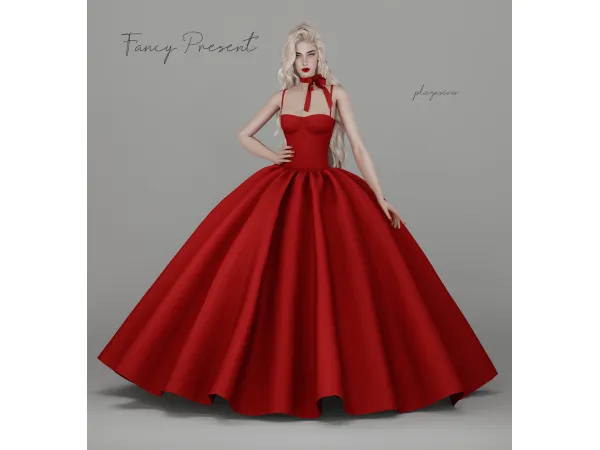 Alpha Fancy Present by plazasims - The Sims 4 Custom Content