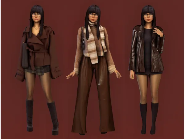 Alpha random lookbook no 8 by simmalooks - The Sims 4 Custom Content