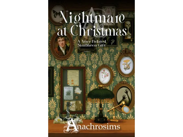 Maxis Match NIGHTMARE AT CHRISTMAS A BELATED SIMBLREEN GIFT by anachrosims - The Sims 4 Custom Content