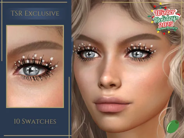 Alpha Yuki 3D Lashes - The Sims 4 Custom Content