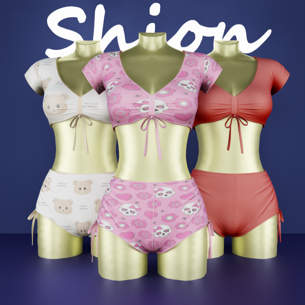 Alpha Shion Cassie Outfit by shion_sims - The Sims 4 Custom Content
