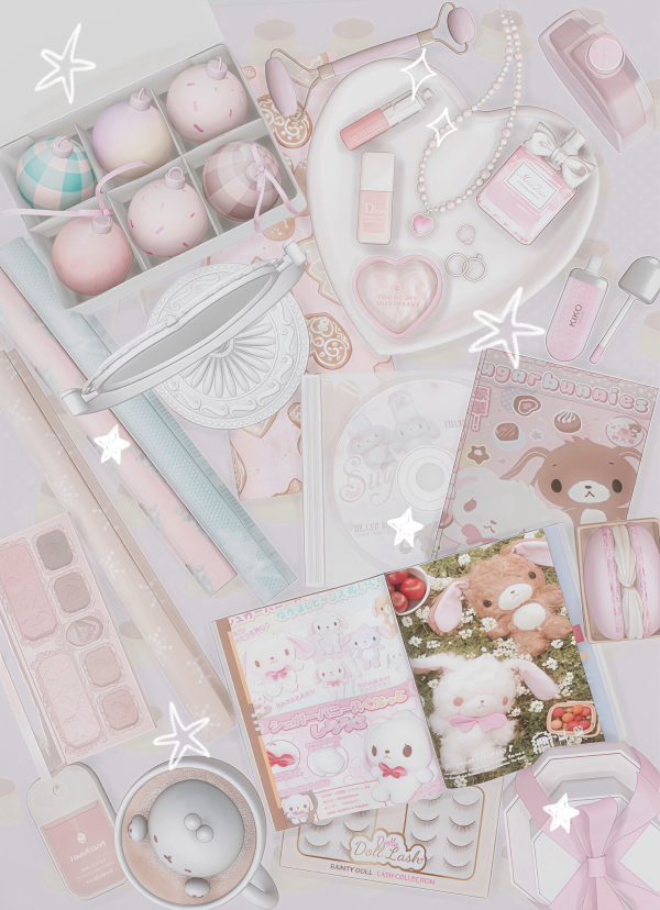 Mix Girls desk by simsfinds - The Sims 4 Custom Content