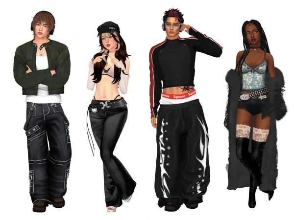 Mix Lookbook 34 by luunakai - The Sims 4 Custom Content