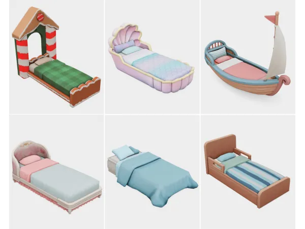 toddler beds | sims 4 cc finds by boujeesimss