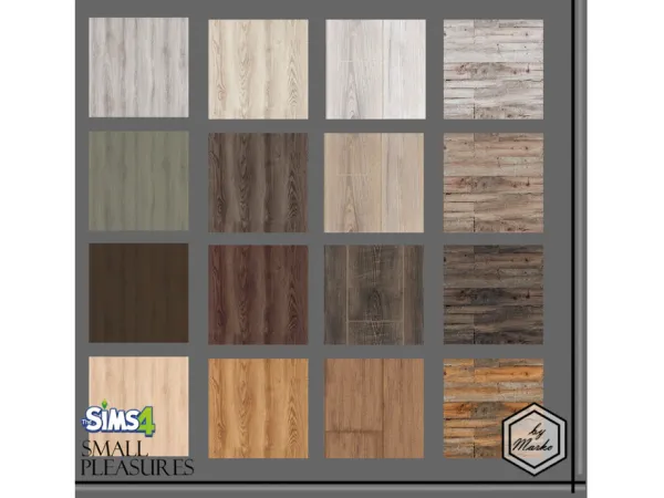 Alpha Wooden floors by Marko_An - The Sims 4 Custom Content