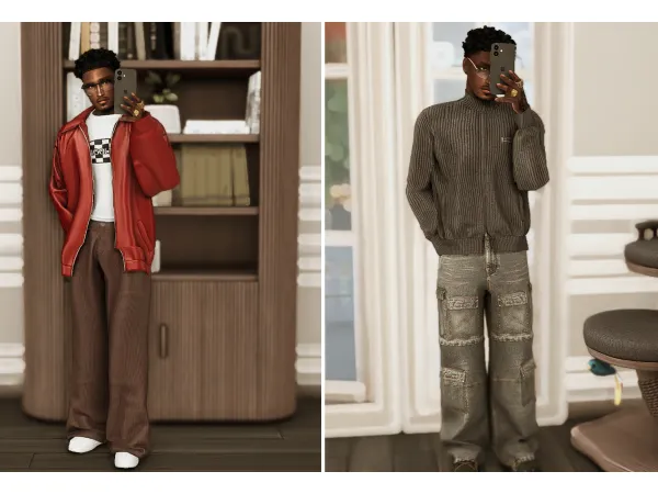 Alpha ASHERu2019S LOOKBOOK by heavenlylullaby - The Sims 4 Custom Content