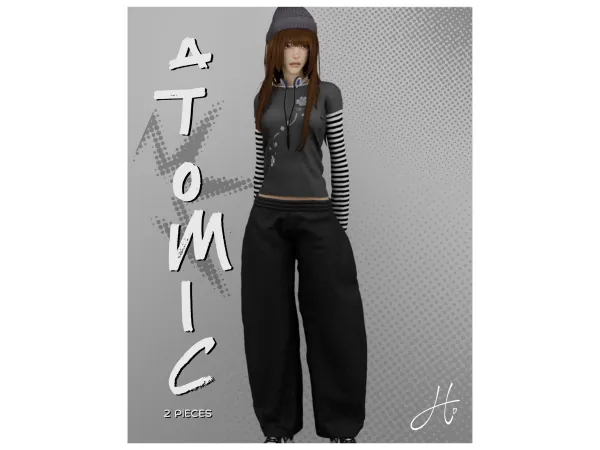Maxis Match heartquake u2661 atomic set - The Sims 4 Custom Content