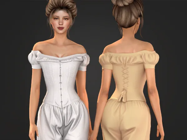 Victorian Underwear - Corset Top