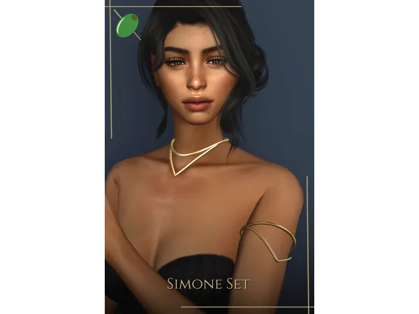 Alpha Simone Set - The Sims 4 Custom Content