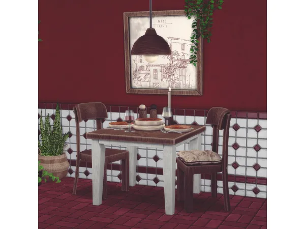 Mix Dinnoir Set - The Sims 4 Custom Content