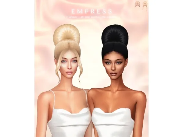 Alpha Empress Hairstyle - The Sims 4 Custom Content