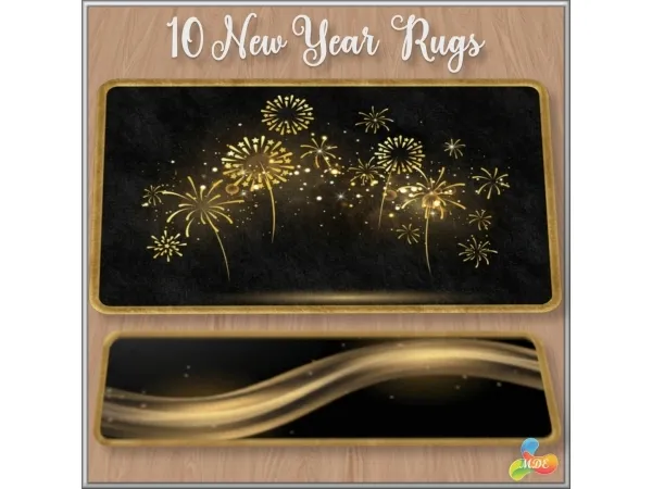 Mix New Year Collection Elegant Hallway Rugs Runners - The Sims 4 Custom Content