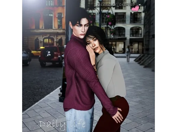 Alpha Daily life - The Sims 4 Custom Content