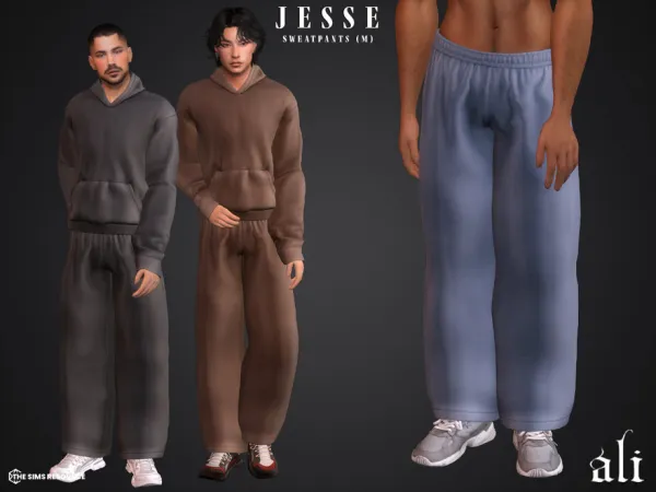 Mix JESSE sweatpants (m) by ali1 - The Sims 4 Custom Content