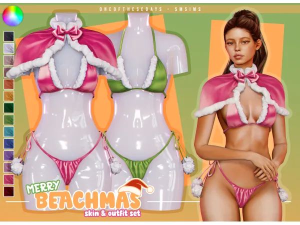 Alpha PEACH Merry ud835udc69ud835udc6cud835udc68ud835udc6aud835udc6fud835udc74ud835udc68ud835udc7a Collab [SMSims ufe60OneOfTheseDays] - The Sims 4 Custom Content