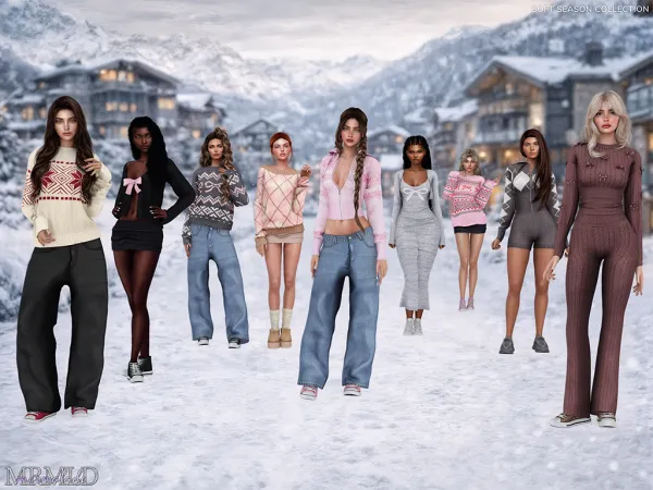 Alpha Soft Season Collection - The Sims 4 Custom Content