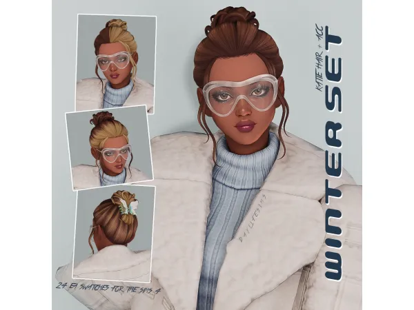 Maxis Match WINTER SET by daylifesims - The Sims 4 Custom Content