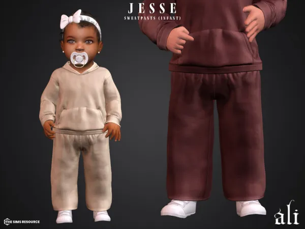 Mix JESSE sweatpants (infant) by ali1 - The Sims 4 Custom Content
