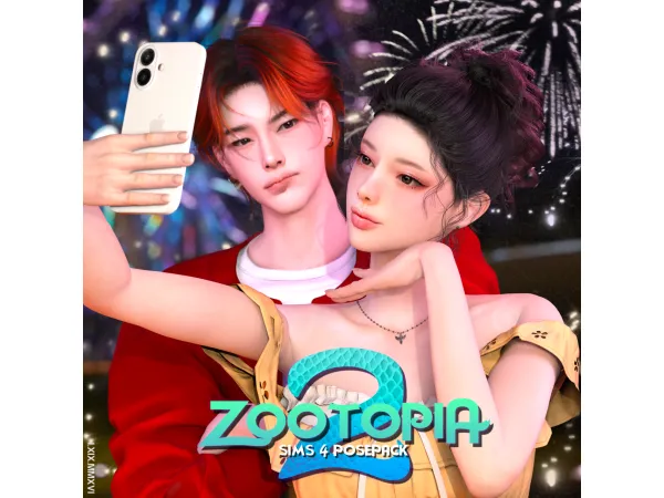 Mix Zootopia 2 posepack - The Sims 4 Custom Content