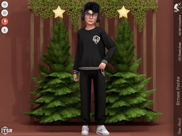 Mix Ernes Pants Child by KaTPurpura - The Sims 4 Custom Content