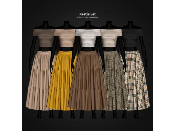 Alpha Nestle Set by gorillax3 - The Sims 4 Custom Content