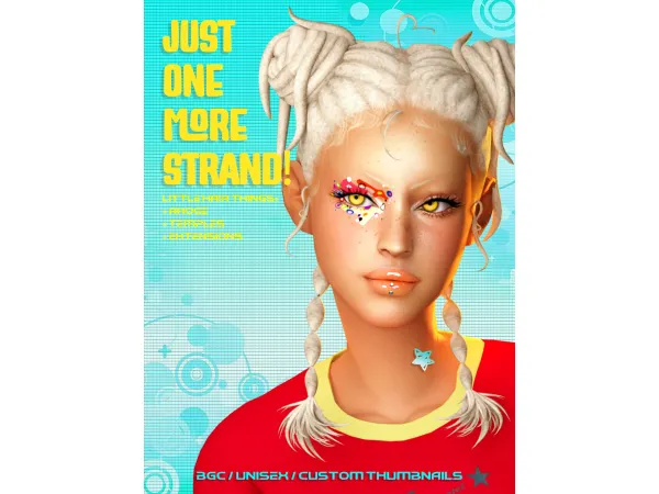 Maxis Match Just one more strand by wotunciba - The Sims 4 Custom Content