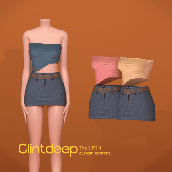Alpha Clintdeep Lanaya Outfit by clintdeep - The Sims 4 Custom Content