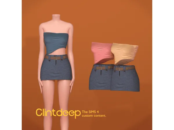 Alpha Clintdeep Lanaya Outfit - The Sims 4 Custom Content