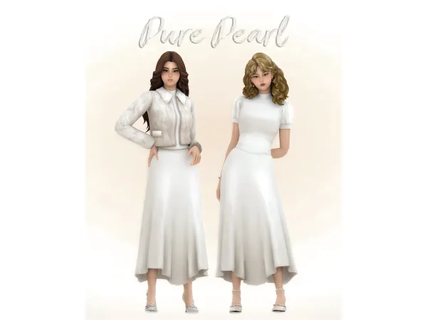 Maxis Match Pure Pearl by huien - The Sims 4 Custom Content