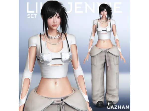 Alpha [LIKE JENNIE] by cazhancc - The Sims 4 Custom Content
