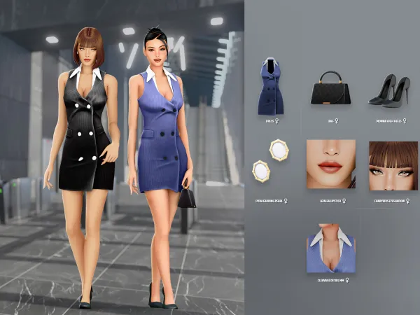Mix Cecily Set - The Sims 4 Custom Content