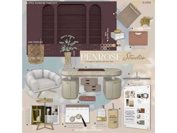 Alpha penrose studio - The Sims 4 Custom Content