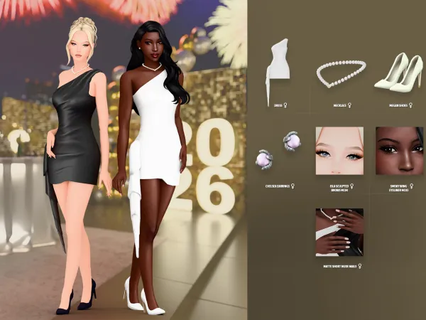 Alpha Bianca Set - The Sims 4 Custom Content