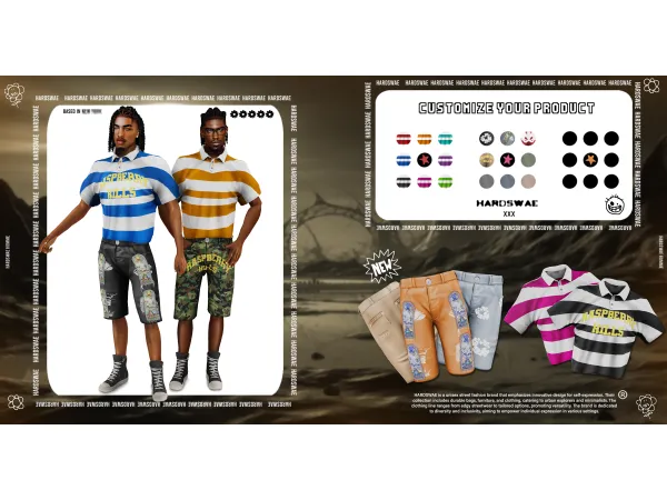 Alpha [Hu2200RDSWAE] Eliott Outfit - The Sims 4 Custom Content