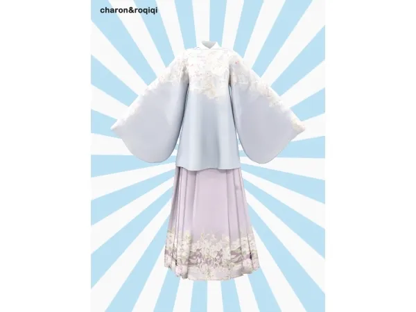 Mix [charonroqiqi]ming dynasty hanfu - The Sims 4 Custom Content