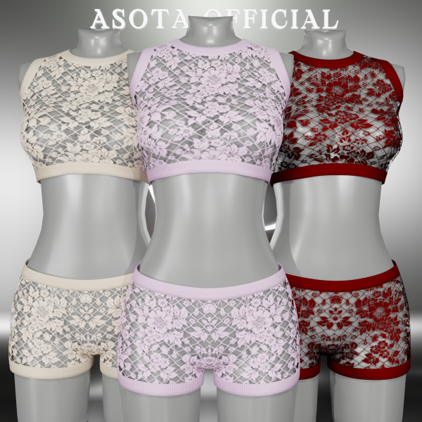 Alpha [ASOTA OFFICIAL] Alin Lingerie by asotaofficial - The Sims 4 Custom Content