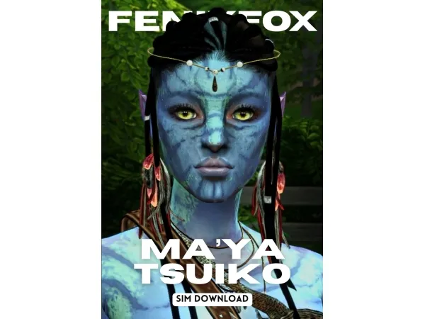 Mix Ma'ya Tsuiko AVATAR NA'VI - The Sims 4 Custom Content