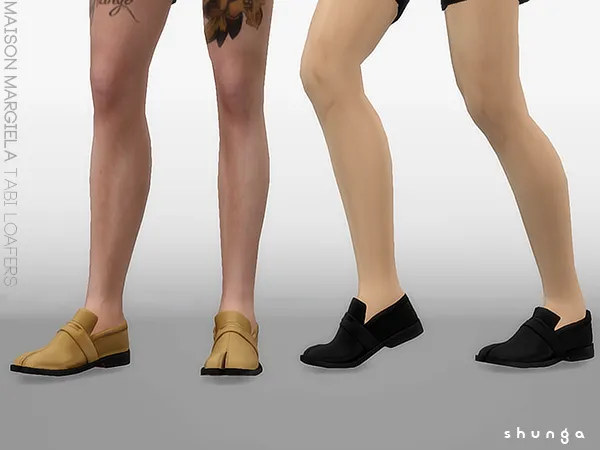 Mix MAISON MARGIELA Tabi Loafers - The Sims 4 Custom Content