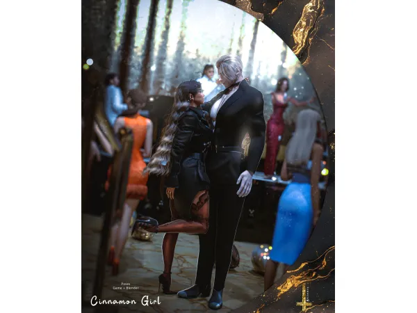 Mix [TheBrennts] Cinnamon Girl - The Sims 4 Custom Content