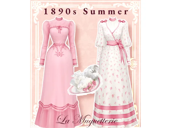 Maxis Match 1890s Summer Set by Liljekonvall - The Sims 4 Custom Content