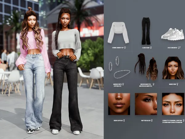 Alpha Becky Set - The Sims 4 Custom Content