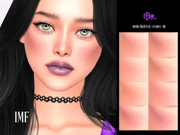 Alpha IMF Henley Blush N211 by IzzieMcFire - The Sims 4 Custom Content