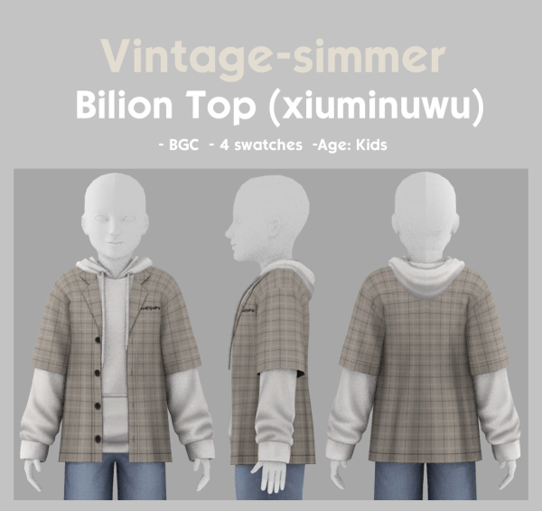 Maxis Match Bilion Top simmer by simsfinds - The Sims 4 custom content