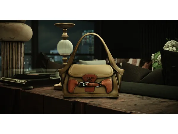 Mix Country Shoulder Bag DECOR (Functional) by cocogames - The Sims 4 Custom Content