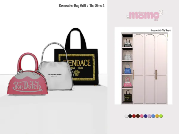 Mix Decor Bag Griffs - The Sims 4 Custom Content