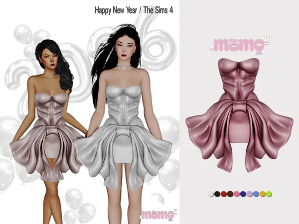 Mix Happy New Year - The Sims 4 Custom Content