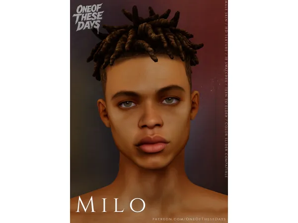 Alpha Milo SKIN SKINOVERLAY tray files - The Sims 4 Custom Content