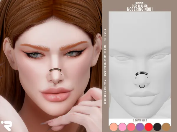Alpha AF NOSERING N001 - The Sims 4 Custom Content