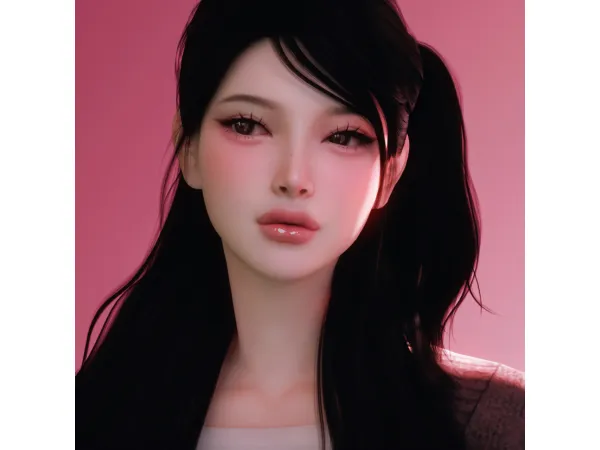 Alpha Lipsticks Lush 2 by Chih - The Sims 4 Custom Content